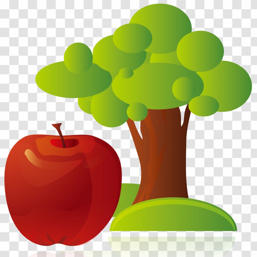 Apple - Computer Graphics - Apples And Trees Transparent PNG