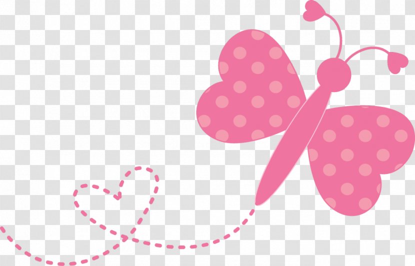 Butterfly Clip Art - Heart - Rosa Transparent PNG