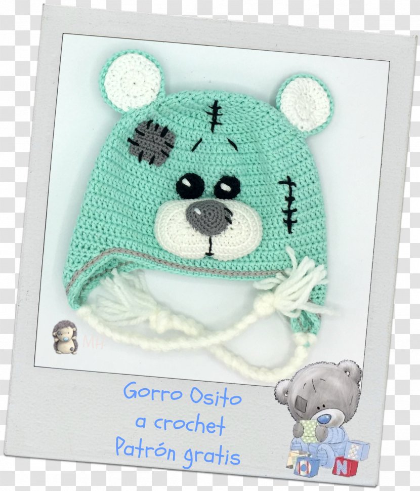 Crochet Bear Hat Bonnet Pattern Transparent PNG