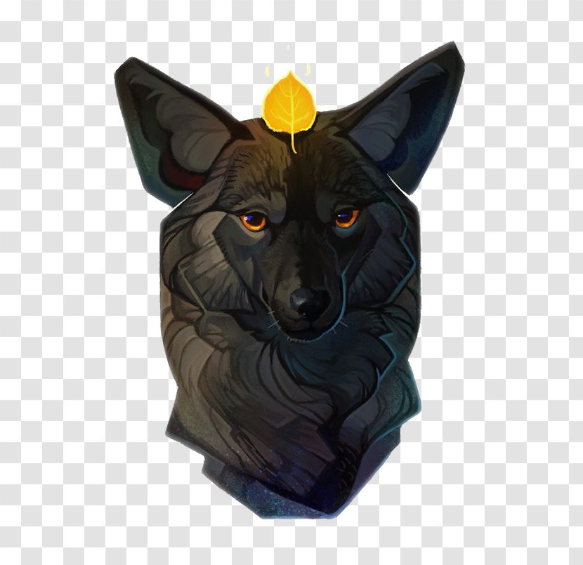 Gray Wolf Drawing Black Cartoon Illustration - Art Transparent PNG