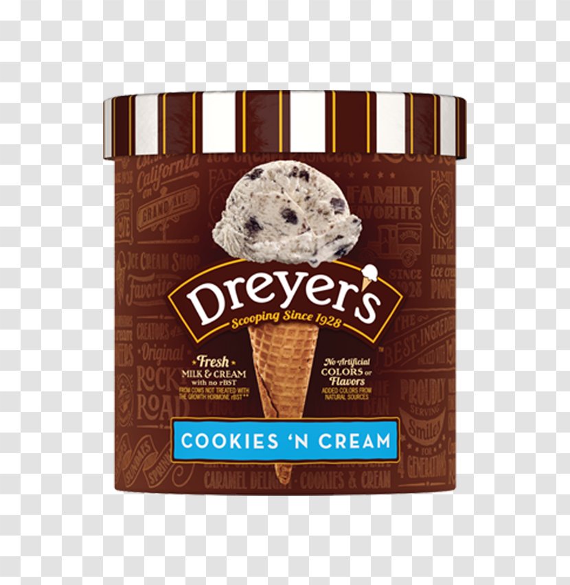 Ice Cream Cones Fudge Dreyer's - Dairy Product - Bagel And Cheese Transparent PNG
