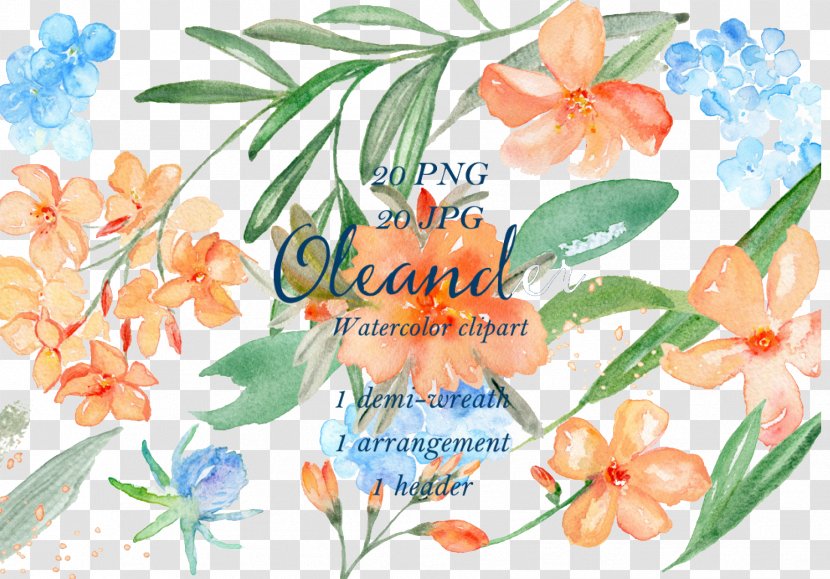 Floral Design Flower Garland Clip Art - Greeting Card - Delicate FIG. Transparent PNG