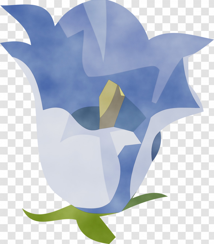 Flower Flowerpot Cobalt Blue Cobalt Transparent PNG