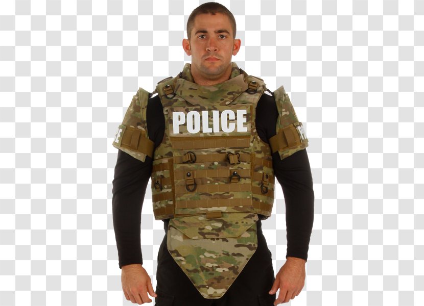 Military Uniform Police Bullet Proof Vests - Officer Transparent PNG