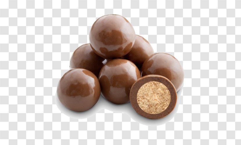 Cream Bridge Mix Chocolate Balls Malted Milk - Praline Transparent PNG