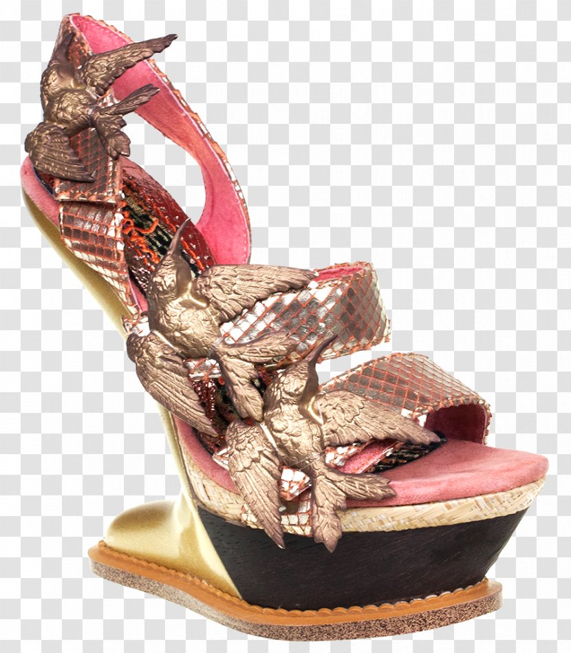 Sandal High-heeled Shoe - Platform Shoes Transparent PNG