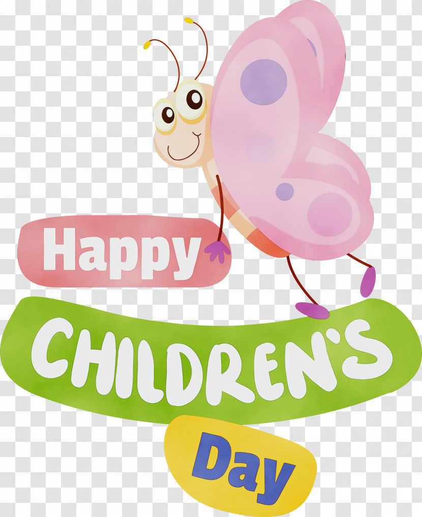 Butterflies Cartoon Balloon Logo Pink M Transparent PNG