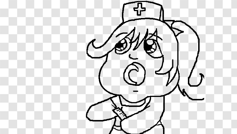 Drawing Nursing Coloring Book Nurse Child - Cartoon Transparent PNG
