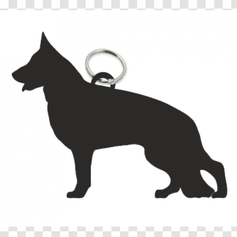 The German Shepherd White Puppy Silhouette - Cat Transparent PNG
