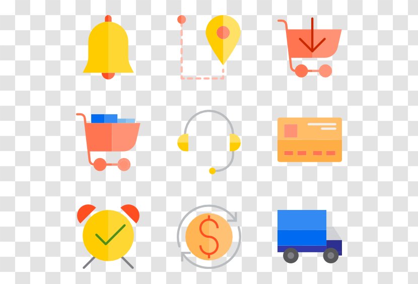 Clip Art E-commerce - Orange - Payment Method Transparent PNG