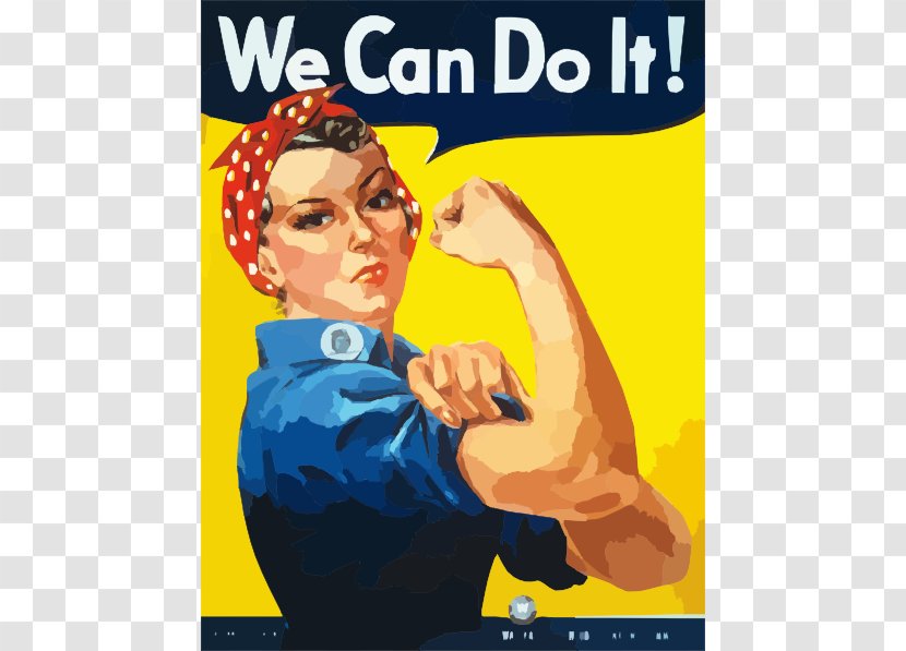 Naomi Parker United States We Can Do It! Second World War Rosie The Riveter - Cliparts Transparent PNG
