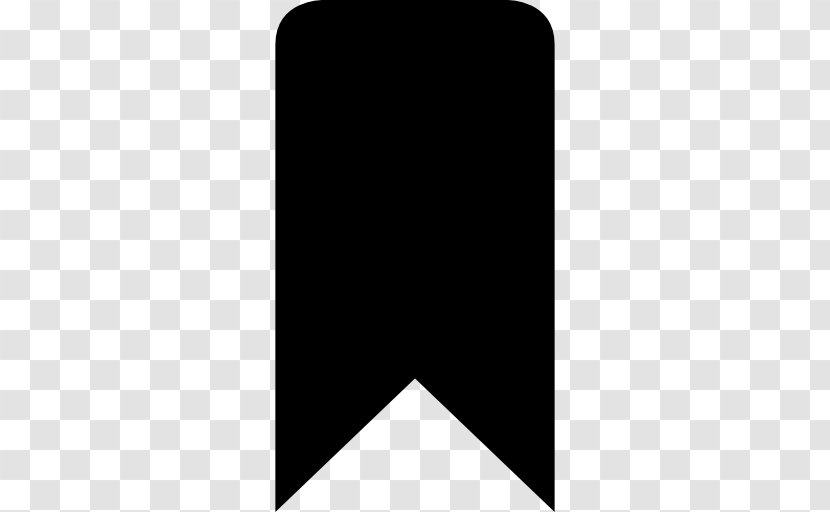 Bookmark Symbol Download - Black And White Transparent PNG