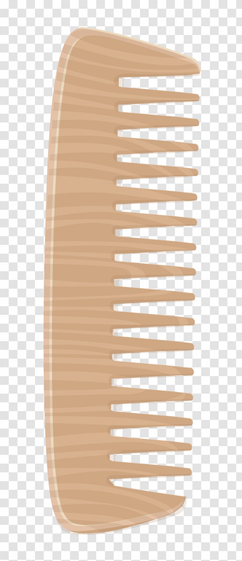 Comb Hair Beauty Parlour Clip Art - Product - Wooden Clipart Image Transparent PNG