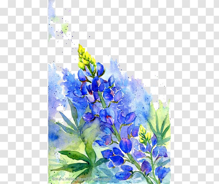 Watercolor Painting Flower Drawing Illustration - Concepteur - Flowers Transparent PNG