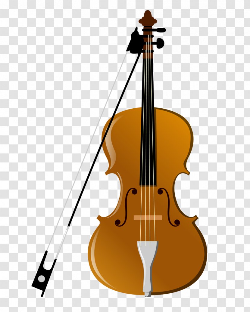 Violin Musical Instrument Drawing Cartoon - Flower - Images Transparent PNG