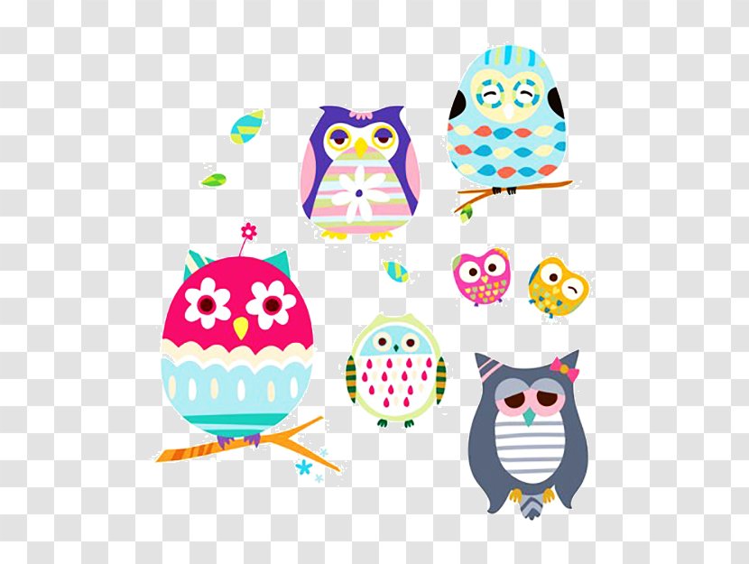 Owl Photography Drawing Illustration - Cartoon - Colorful Transparent PNG