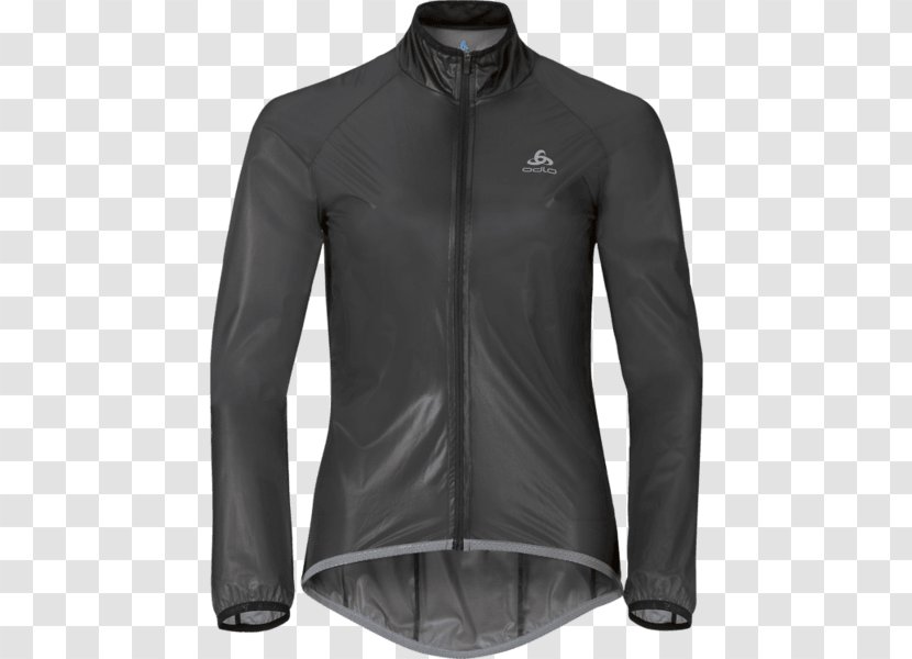 Leather Jacket Polo Shirt Clothing Zipper - Sportswear Transparent PNG
