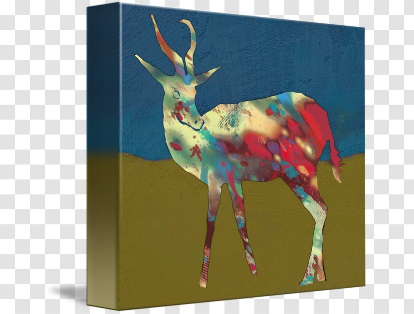 Artist Painting Reindeer Cartoonist - Fauna Transparent PNG