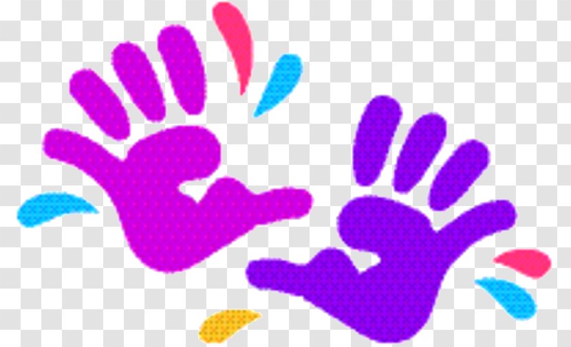 Finger Purple Pattern Line Meter - Violet - Magenta Hand Transparent PNG