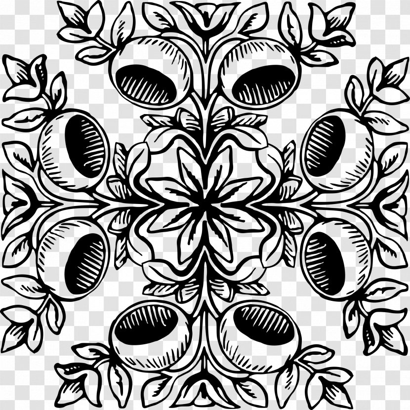 Visual Arts Line Symmetry - Art - Floral Motif Transparent PNG