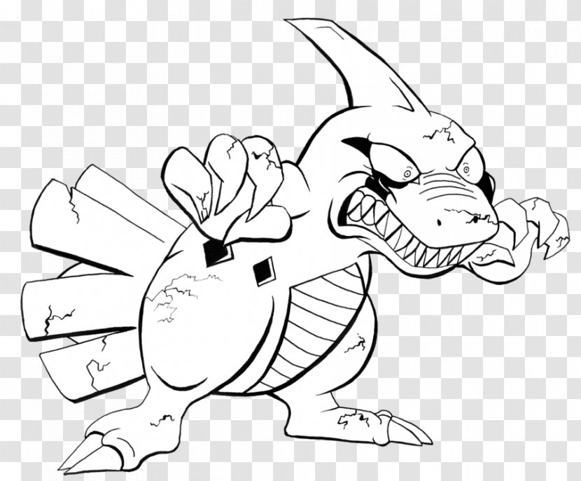 Mammal Drawing Line Art Clip - Fictional Character - Scary Face Transparent PNG