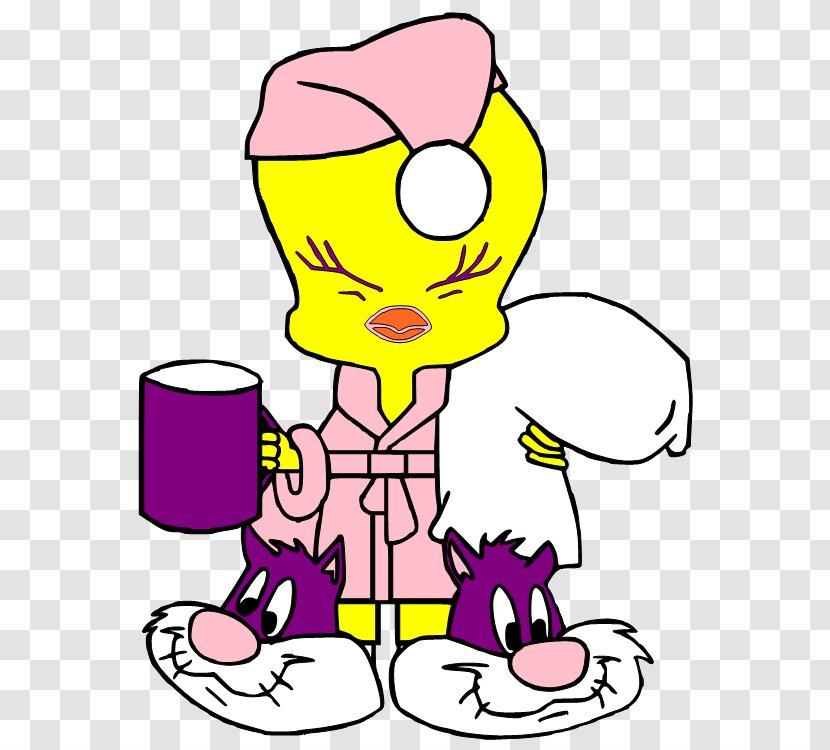 Tweety Looney Tunes Merrie Melodies Cartoon - Tree - Drawing Pictures Transparent PNG