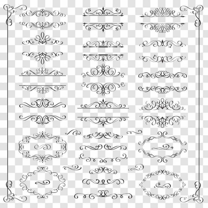 Stock Illustration Royalty-free Ornament - Point - European-style Lace Pattern Design Vector Material Transparent PNG