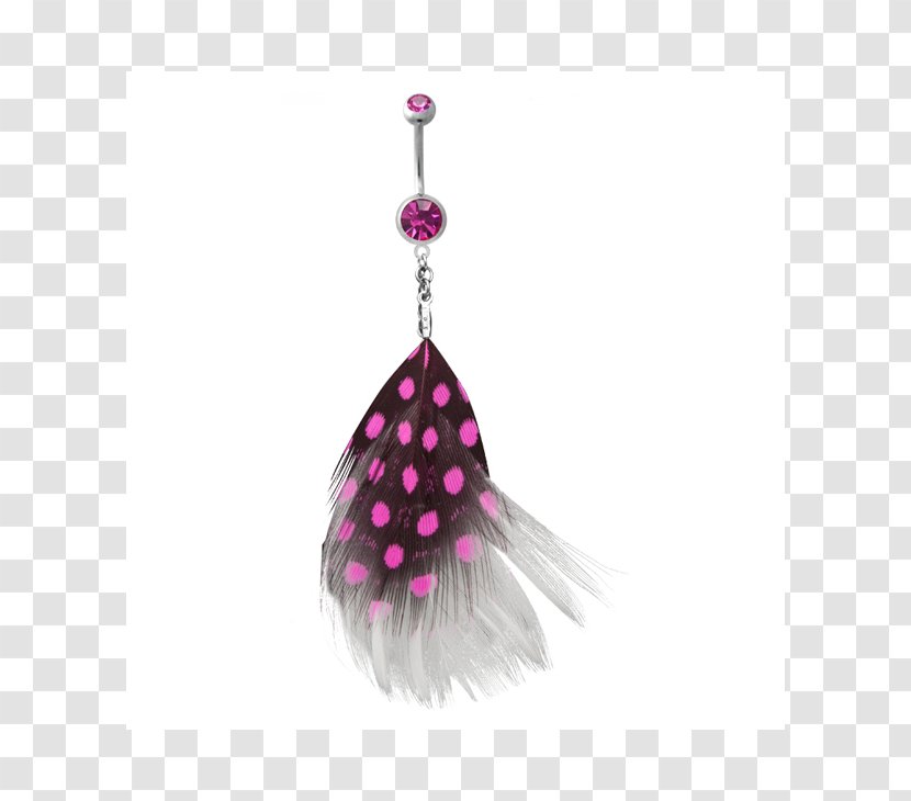 Navel Piercing Earring Body Jewellery - Pink - Ring Transparent PNG