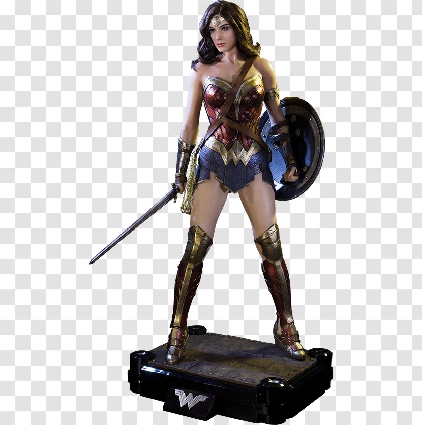 Wonder Woman Batman Statue Female Sideshow Collectibles - Figurine Transparent PNG