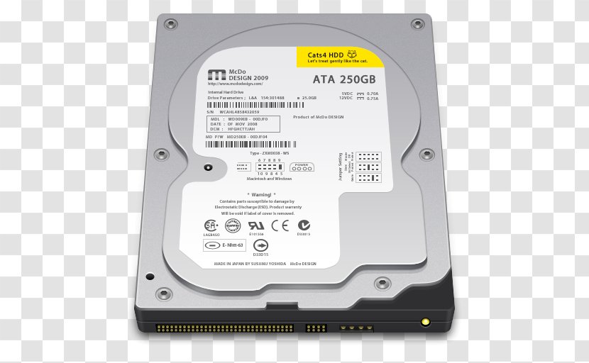 Data Storage Device Electronic Hard Disk Drive Computer Hardware - Solidstate - Internal 250GB Transparent PNG