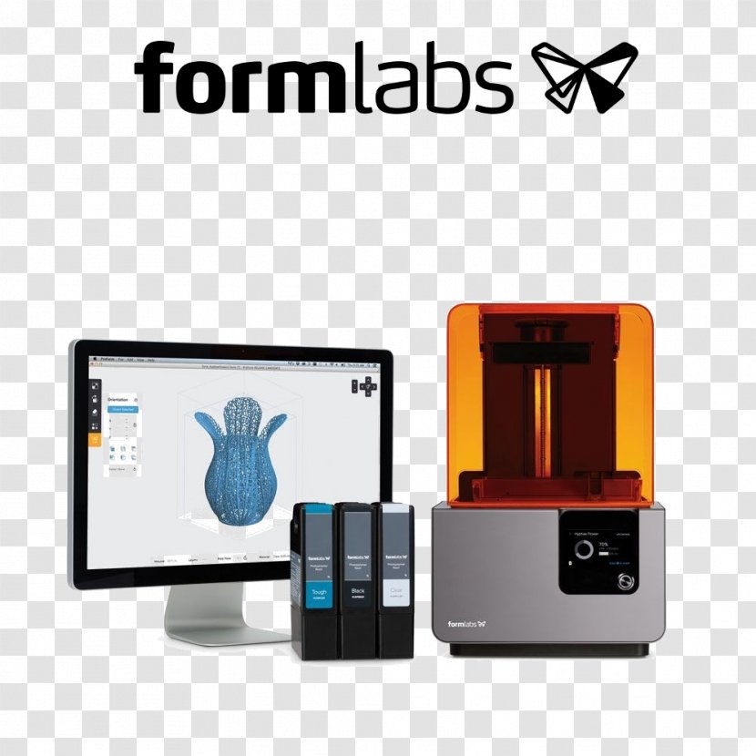 Formlabs 3D Printing Stereolithography Printer - Output Device Transparent PNG