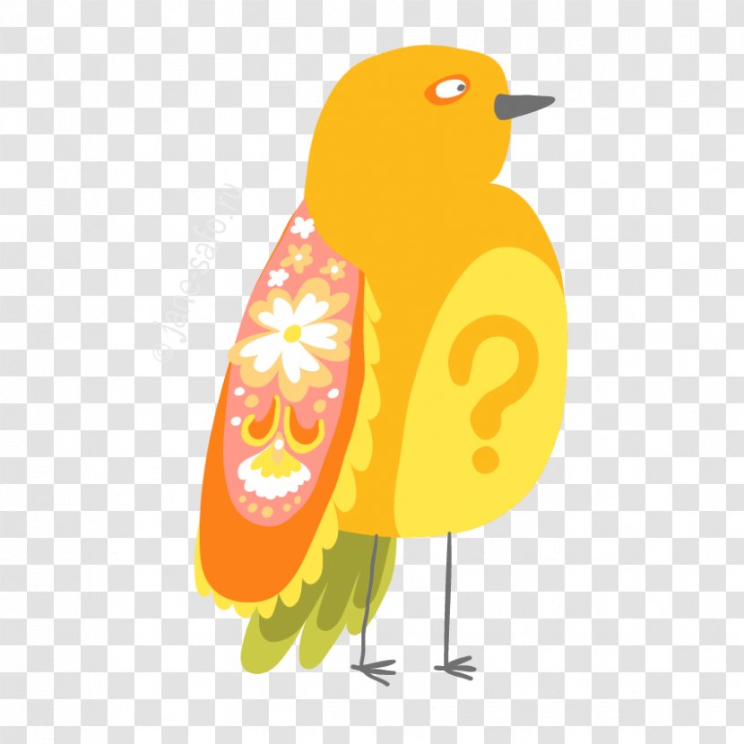Bird Desktop Wallpaper Clip Art - Orange Transparent PNG