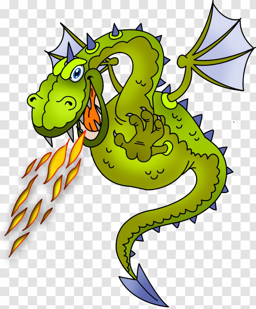 Dragon Cartoon Fire Breathing Clip Art Transparent PNG