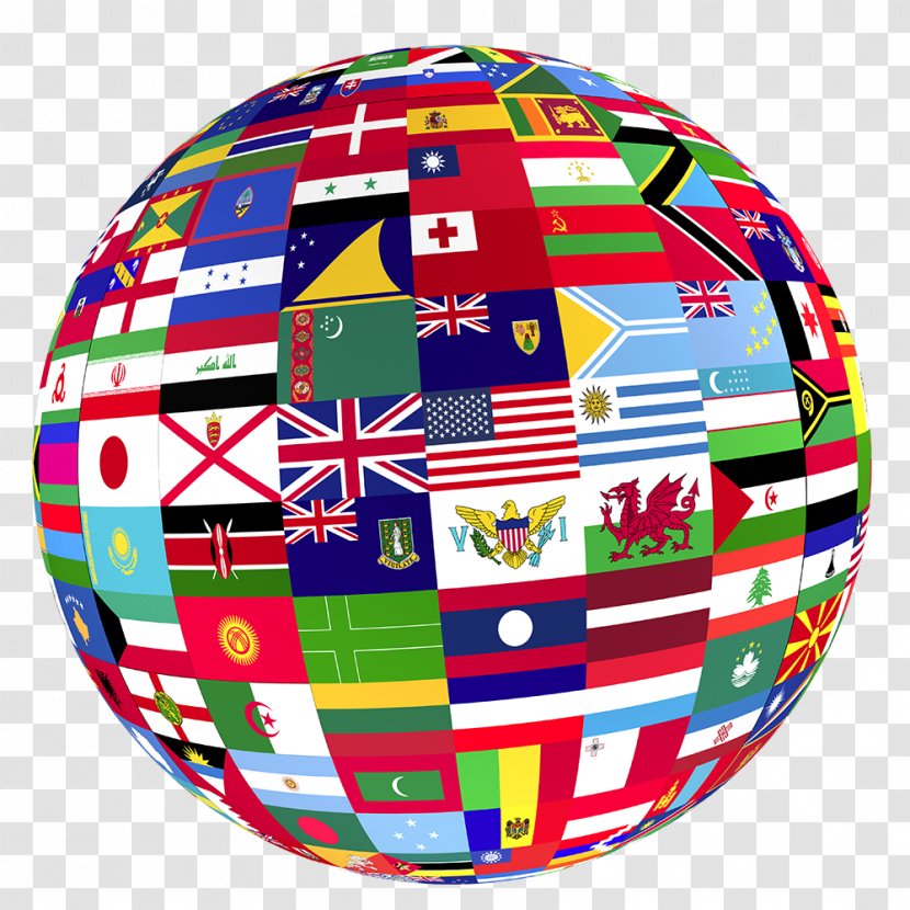 Globe World Map Flags Of The Clip Art Transparent PNG