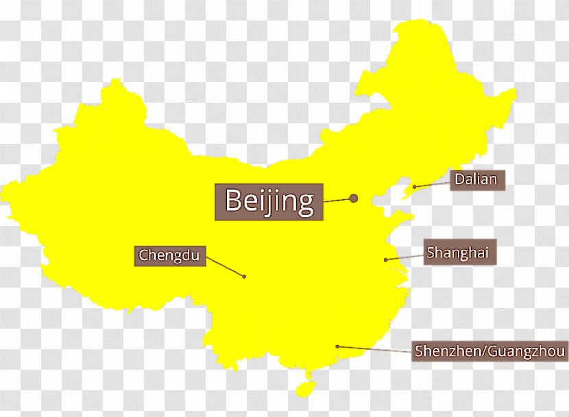 Map China Brand - Text Transparent PNG