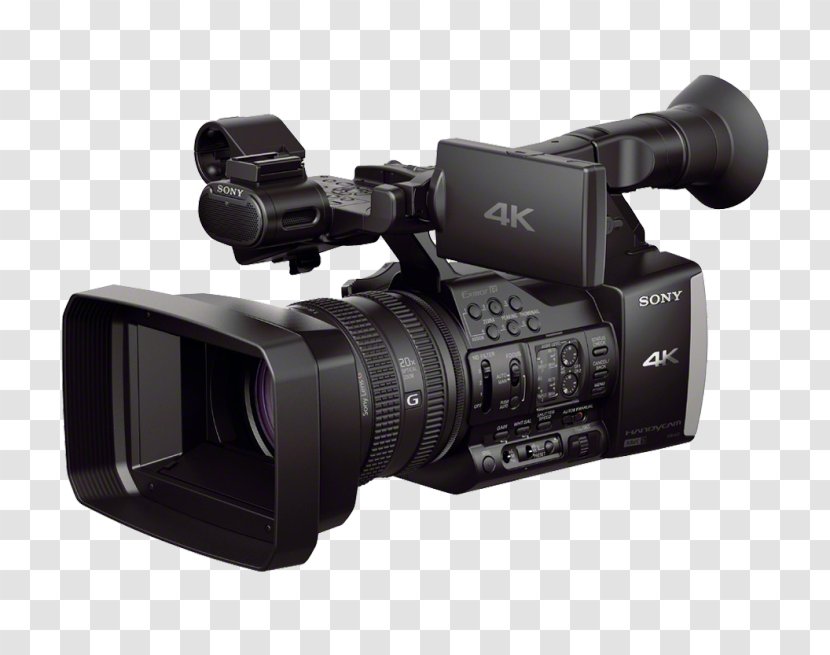 Sony Handycam FDR-AX1 Camcorder 4K Resolution Video Cameras - Highdefinition Television - Camera Transparent PNG