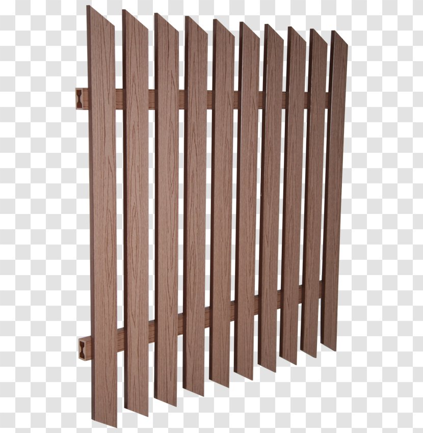 Picket Fence Wood-plastic Composite Guard Rail Deck - Lumber Transparent PNG