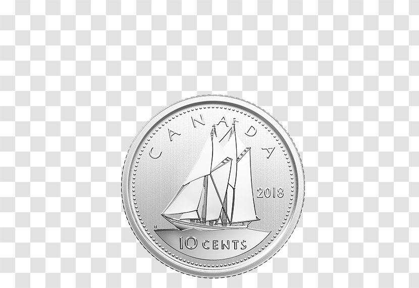 Snow Goose Coin 150th Anniversary Of Canada - 10 Cents Transparent PNG