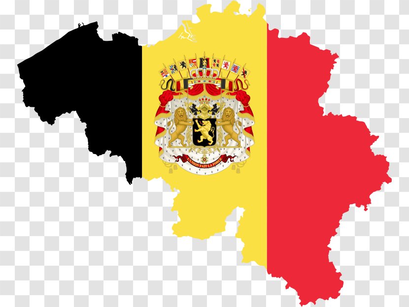 Flag Of Belgium Map - Geography Transparent PNG