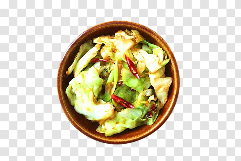 Vegetarian Cuisine Leaf Vegetable Side Dish - Spicy Shredded Cabbage Transparent PNG