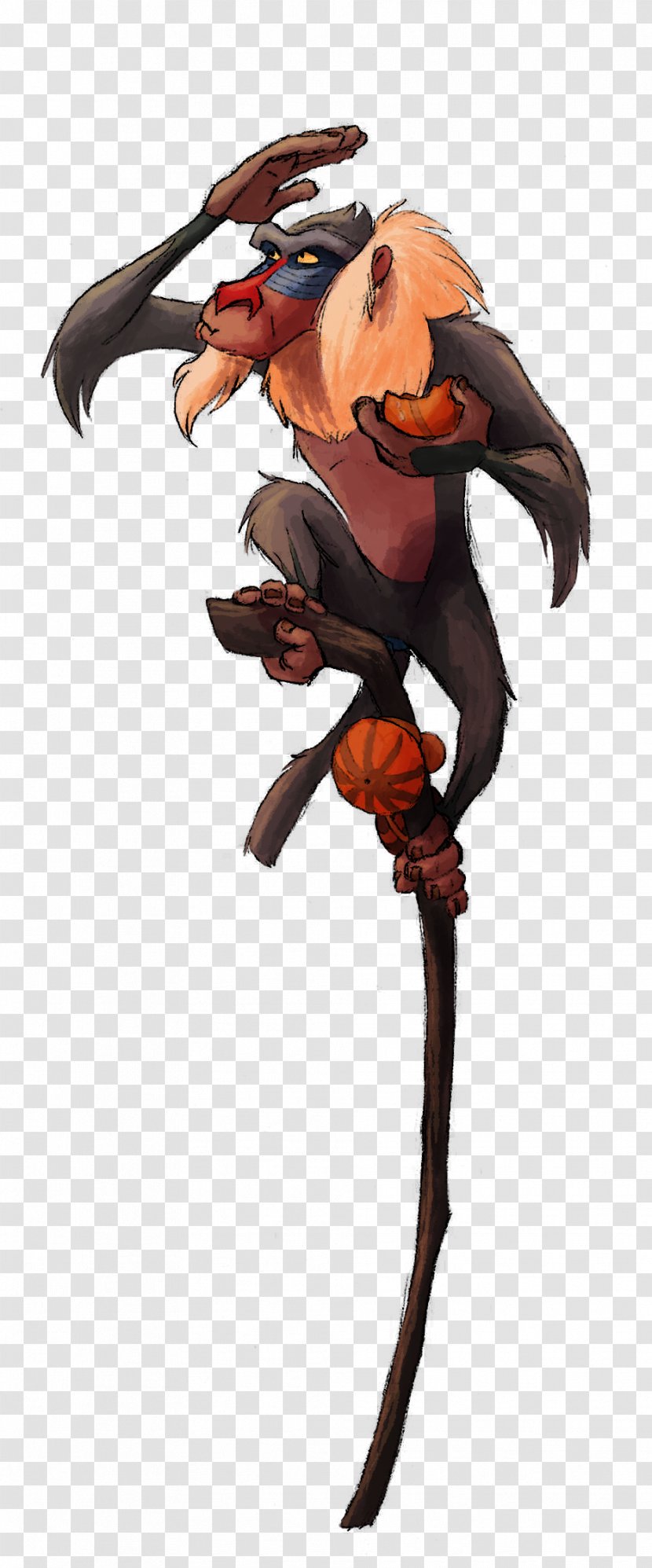 Rafiki Simba YouTube Lion Fan Art - Youtube Transparent PNG