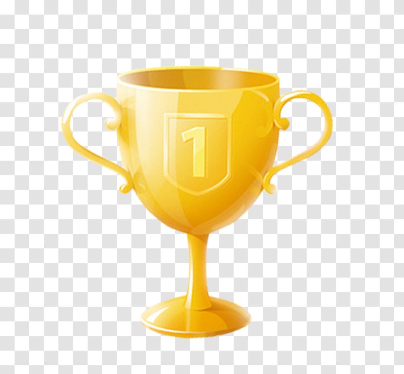 Trophy Cartoon - Serveware - Mug Transparent PNG