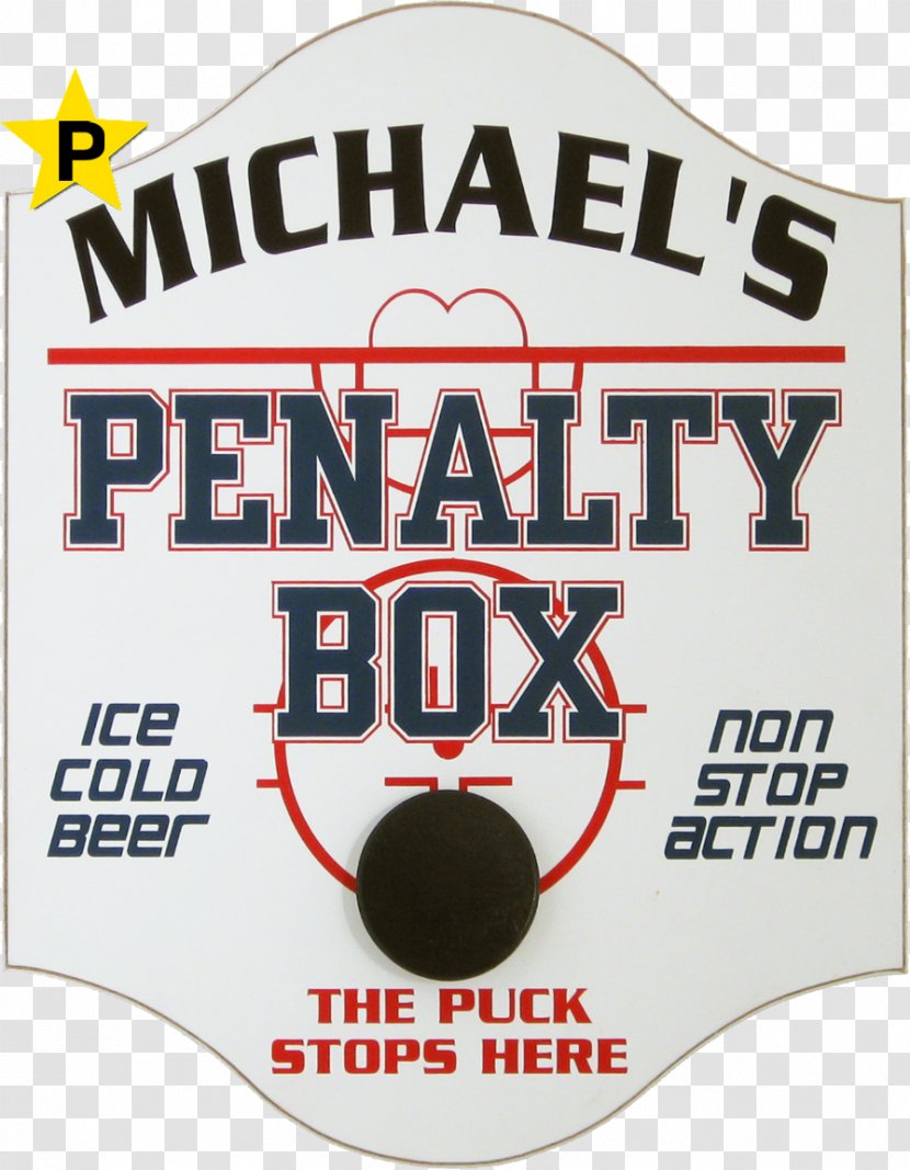 Penalty Box Sport Ice Hockey Wood - Nineteenth Hole Transparent PNG