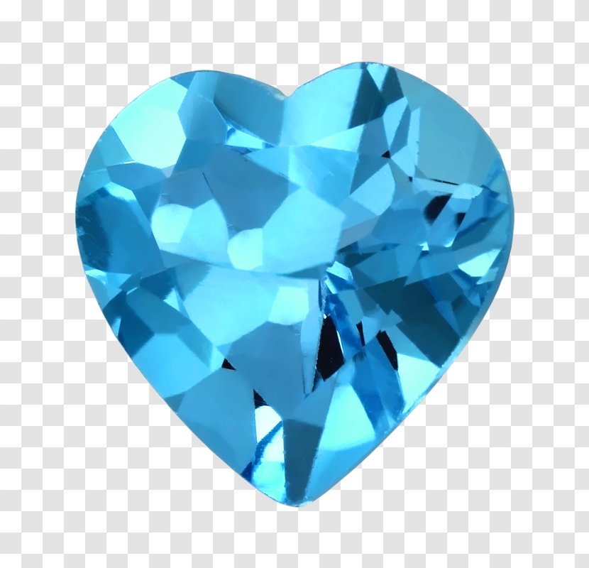 Crystal Blue Gemstone Facet Diamond Cut Transparent PNG