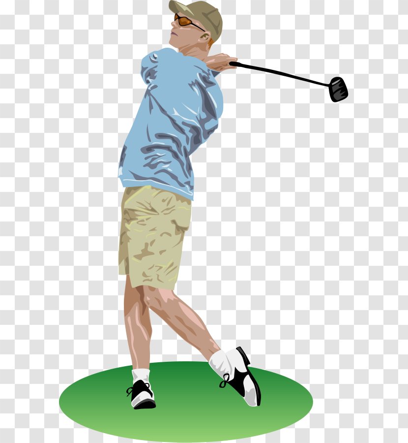 Golf Course Clubs Clip Art - Sportswear - Vector Transparent PNG