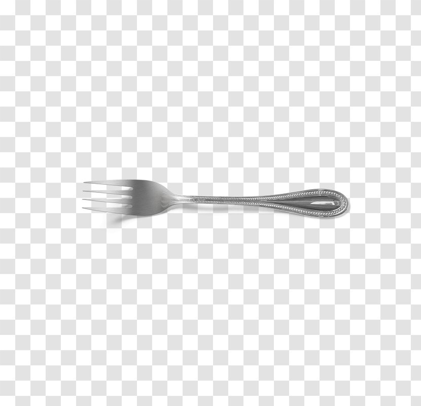 Spoon Fork White Pattern - Black And - Metal Fruit Transparent PNG