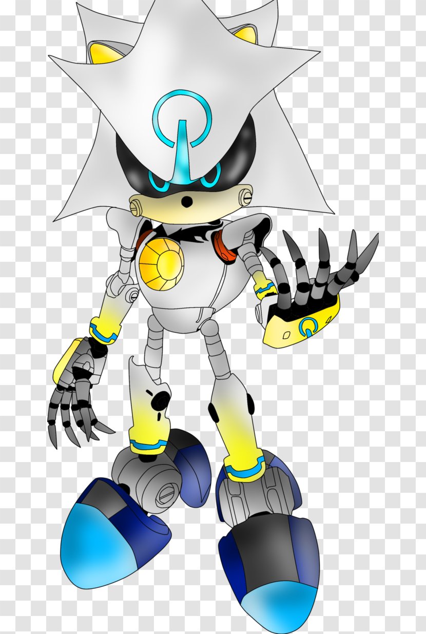 Sonic The Hedgehog Rivals 2 Shadow Metal - Machine - Silver Transparent PNG