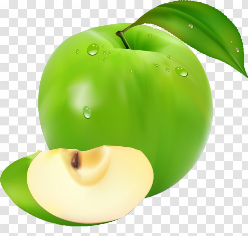 Apple Fruit Image File Formats Clip Art - Food - Spring Fresh Green Fantasy Colorful Juicy Slices Transparent PNG