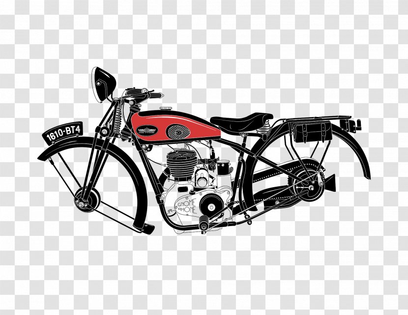 Bicycle Frame Motorcycle Car - Motor Vehicle - Vintage Rack Transparent PNG