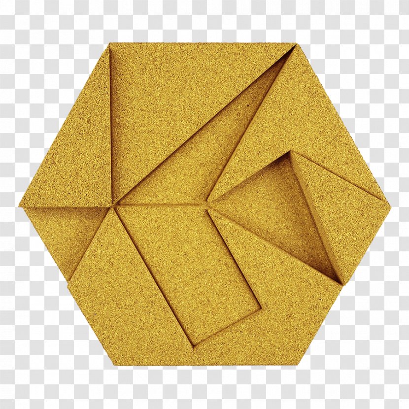 Material Pattern Blocks Cork Hexagon Shape - Geometry Transparent PNG